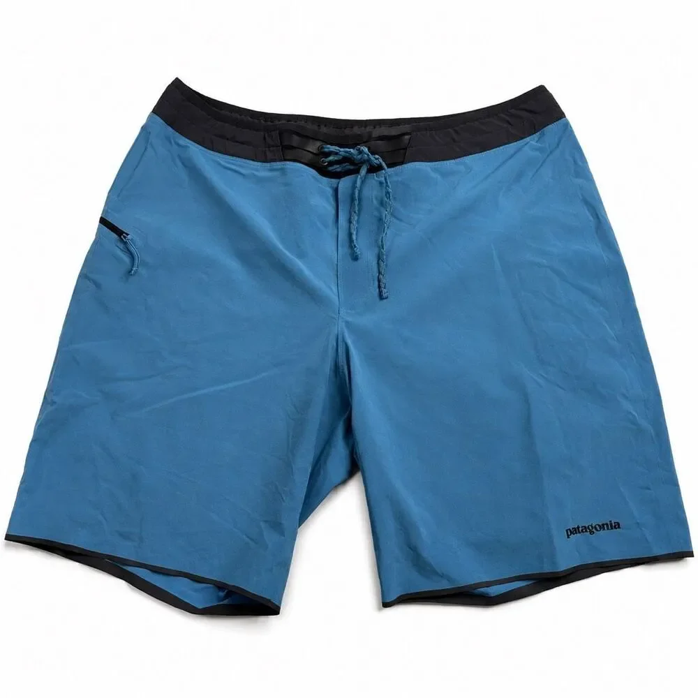 Patagonia Men’s Hydrolock Blue Board Shorts Swim Trunks Size 38